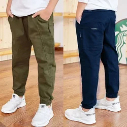 Pantalones de algodón niño estilo deportivo casual primavera otoño