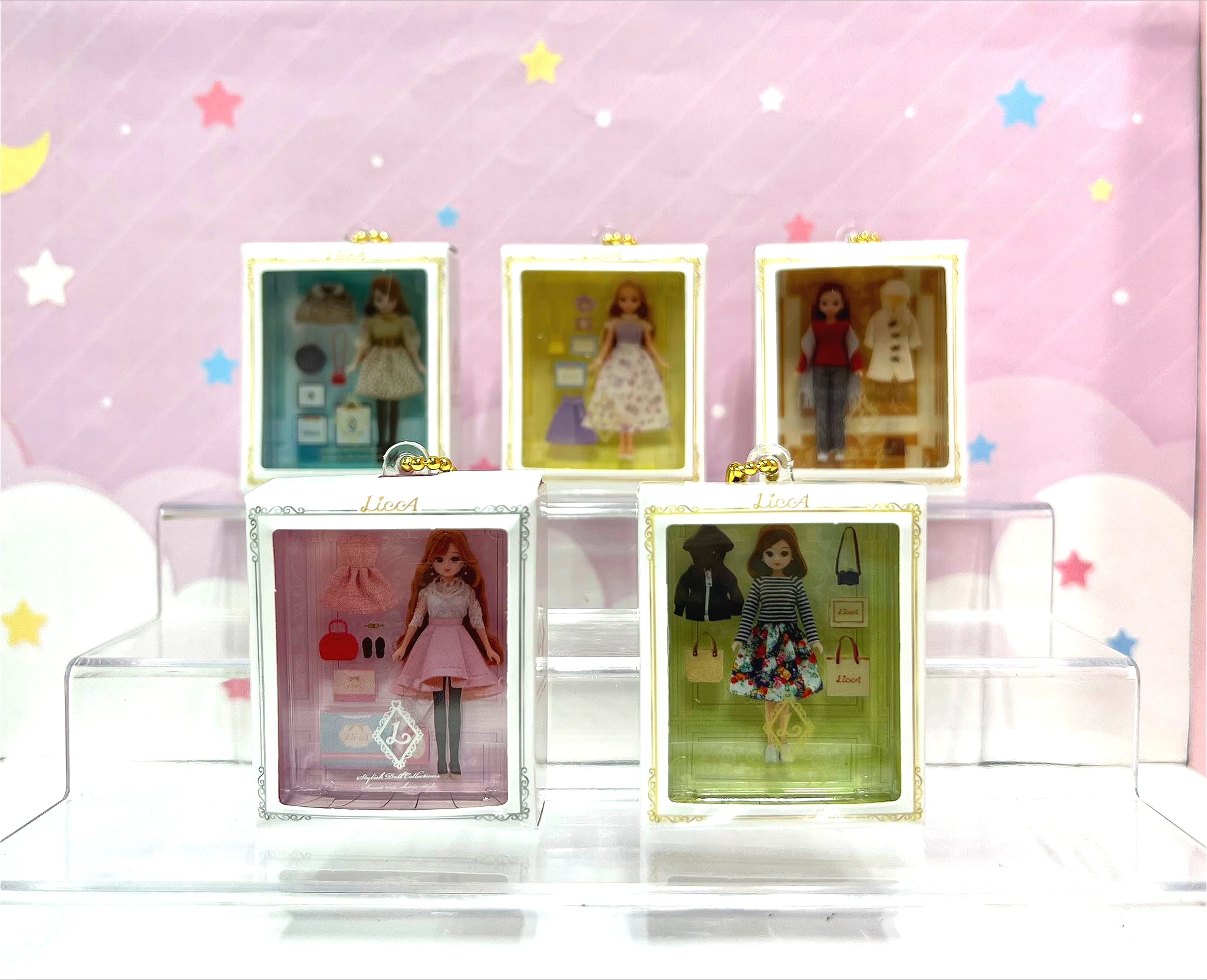 TakaraTomyArts juguetes cápsula lindo vestir muñecas elegantes para niñas colección de paquetes en miniatura Part.2 BC figuras de casa de muñecas colgantes - imagen 4
