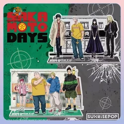 Figuras acrílicas Sunrisepop Sakamoto Days para escritorio