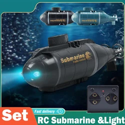 Submarino teledirigido RC para niños - Barco de buceo rápido