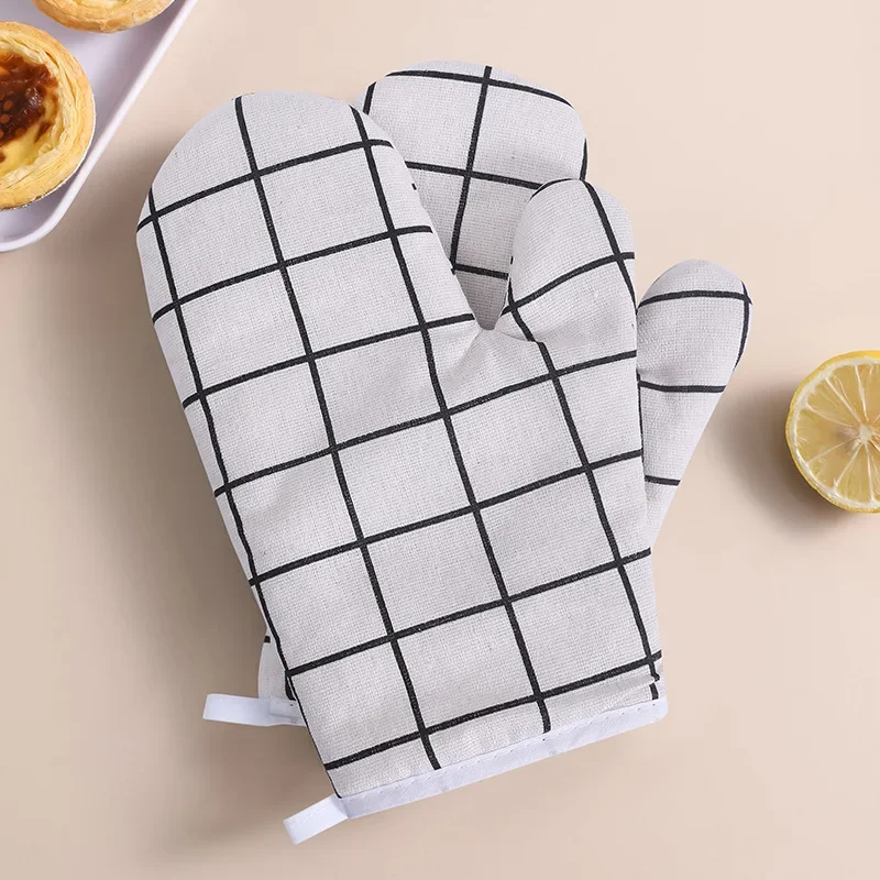 2pcs White checkered