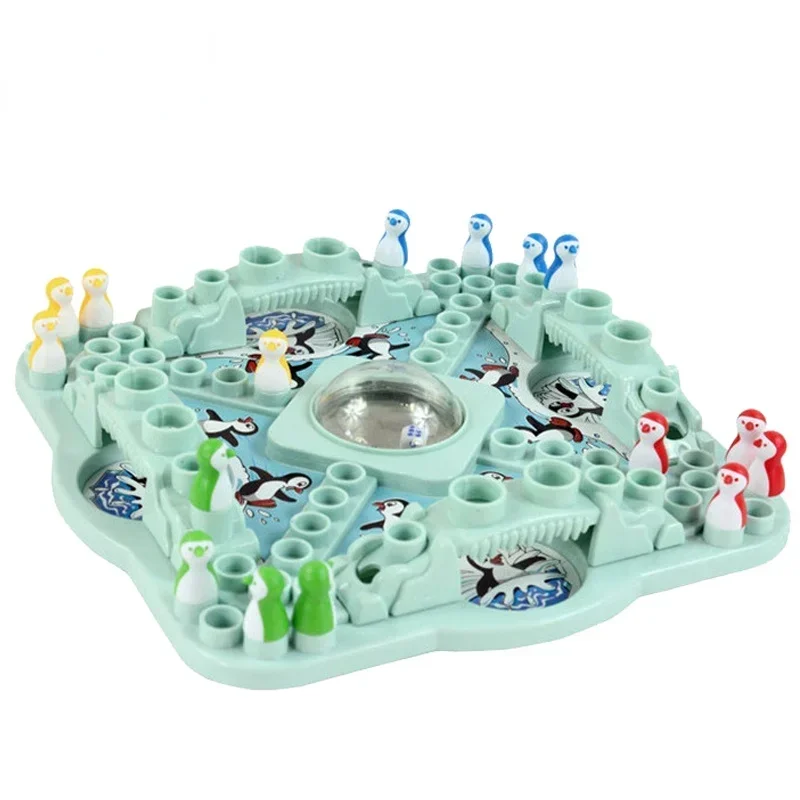 Pingüino, ajedrez volador, ajedrez saltador, dados súper grandes, juguetes educativos interactivos para padres e hijos, juegos de mesa para niños, juegos de fiesta, regalo - imagen 3