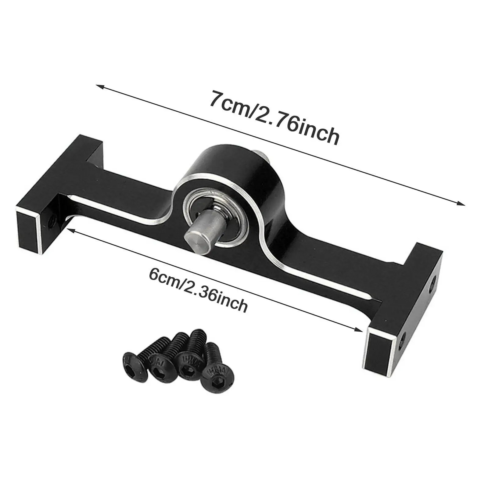 RC Metal Transfer Case RC Crawler Replacement Part Easy to Install Chassis Builder for Moa 1.9 Shafty Lcg RC Car Accessories
