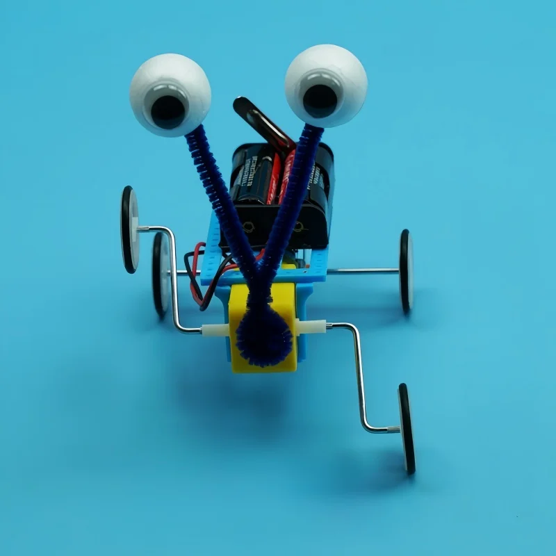 Kit de Robot reptil DIY para niños, experimento científico eléctrico, juguete educativo, rompecabezas de montaje hecho a mano, regalo para niños - imagen 3