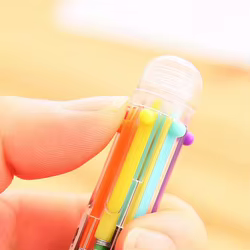 Bolígrafos de colores con dibujos animados para niños – Set escolar
