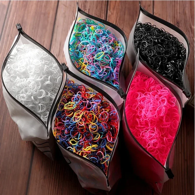 Bandas elásticas de colores para el cabello de niñas - imagen 3