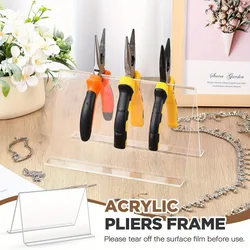 Soporte acrilico para alicates de joyeria - organizador de taller
