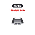 16 straight rails