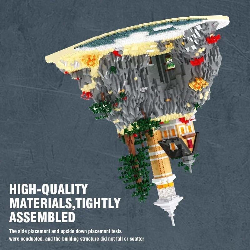 Bloques de construcción de isla de faro 5100stk, bloques de modelo de faro con luz, juguetes para niños, regalos de Navidad, conjunto de arquitectura de montaje - imagen 5