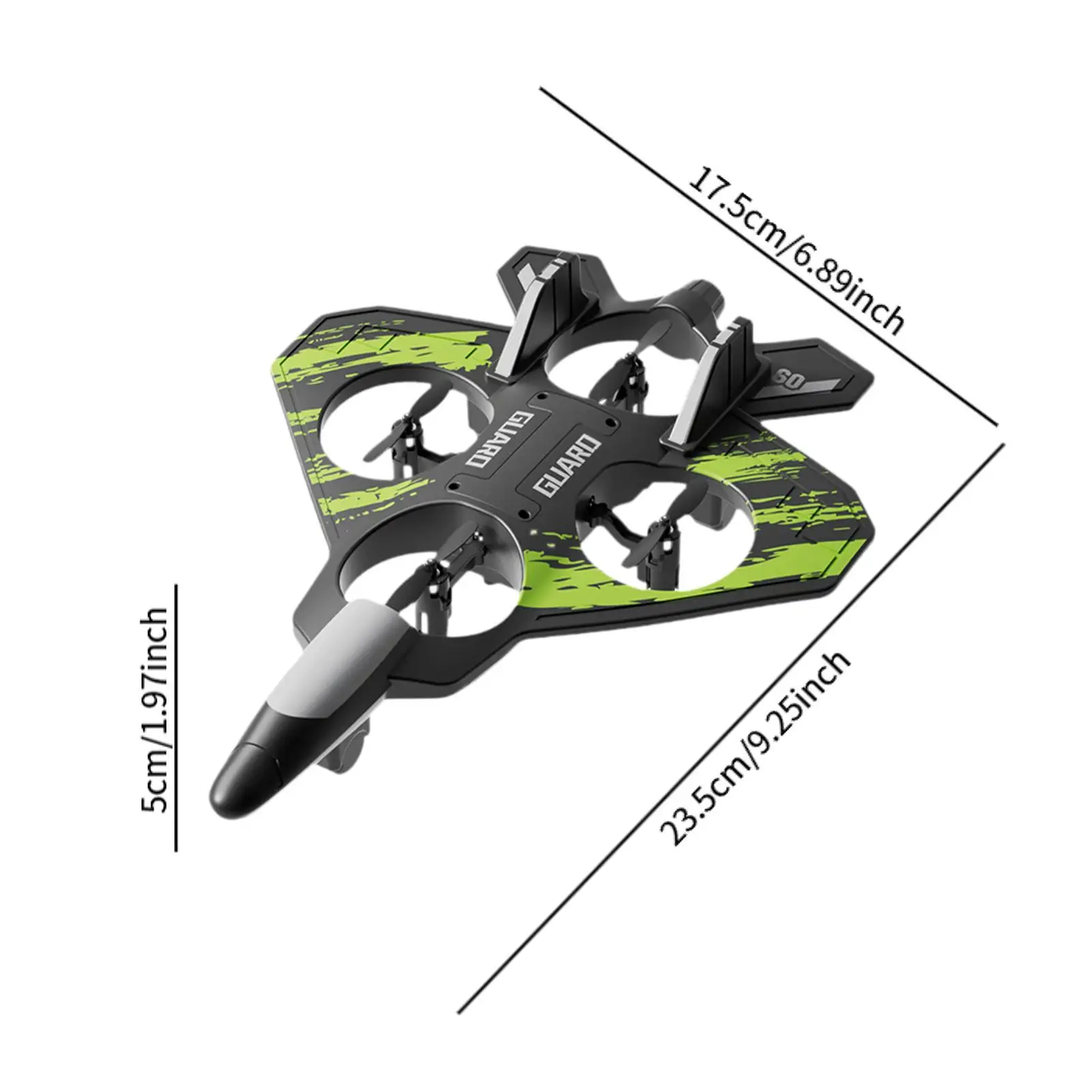 Remote Control Airplane with Colorful Lights Portable Recahrgeable Outdoor Toy for Kids Boys RC Plane Hobby Glider Fighter Model