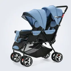 Cochecito reversible 4 ruedas – Reclinable para bebé