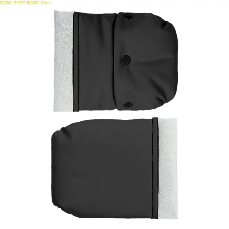 Q81A Manoplas a prueba salpicaduras para cochecitos clima frío Manoplas para cochecito Universal Cochecito bebé Guantes - imagen 2