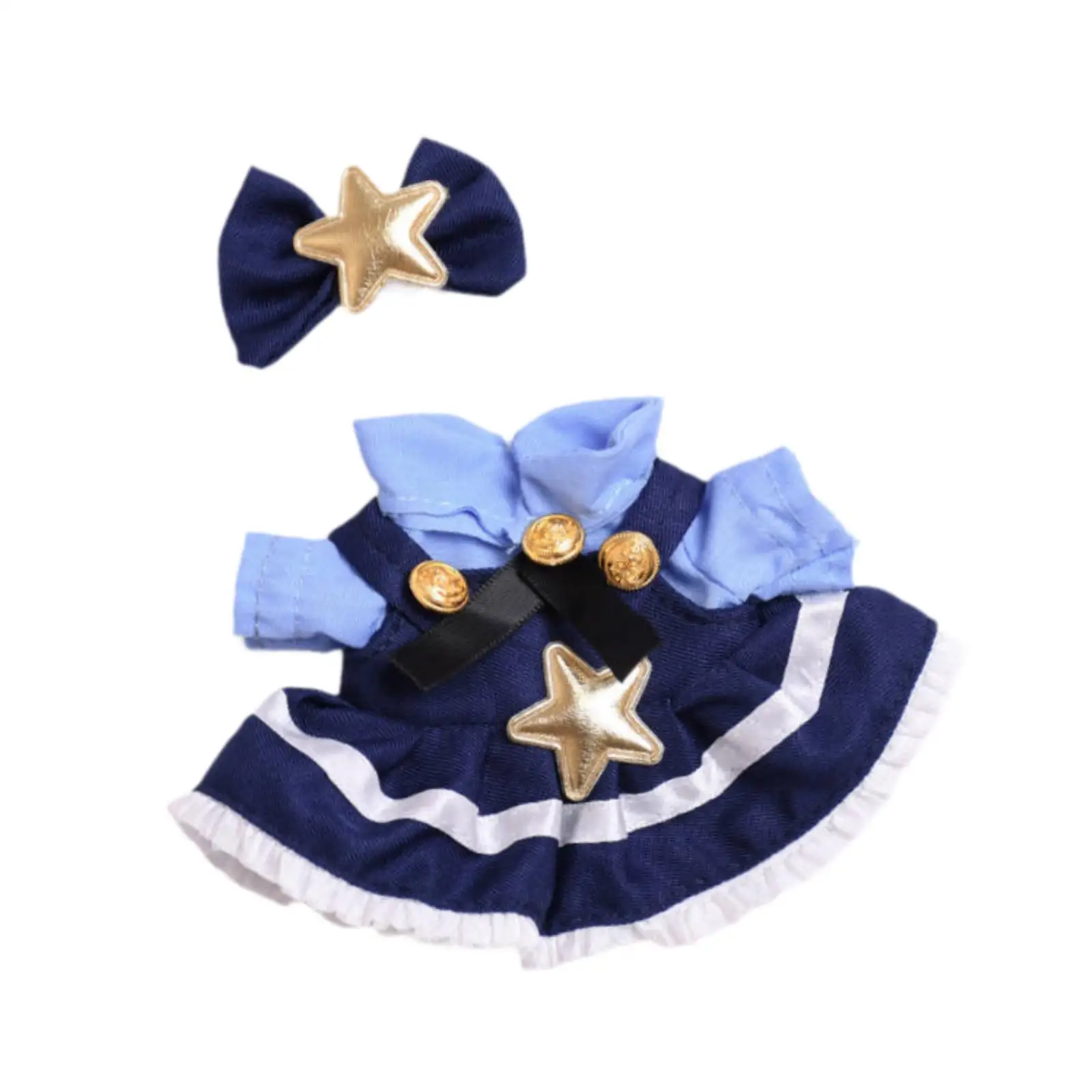 15cm Doll Clothes DIY Soft Costumes Dress Up,Doll Accessories,Pretend Play,Photo Props Girls Doll Clothing Doll Dress