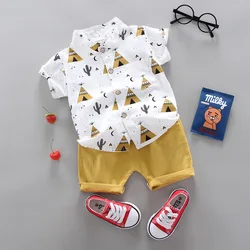 Conjunto de verano informal para bebé con pantalones cortos – moda