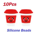 10pcs Red bead