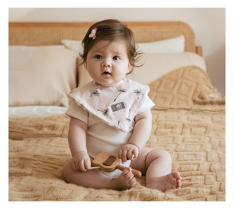 Babero terciopelo Doudou bufanda cálida - diseño