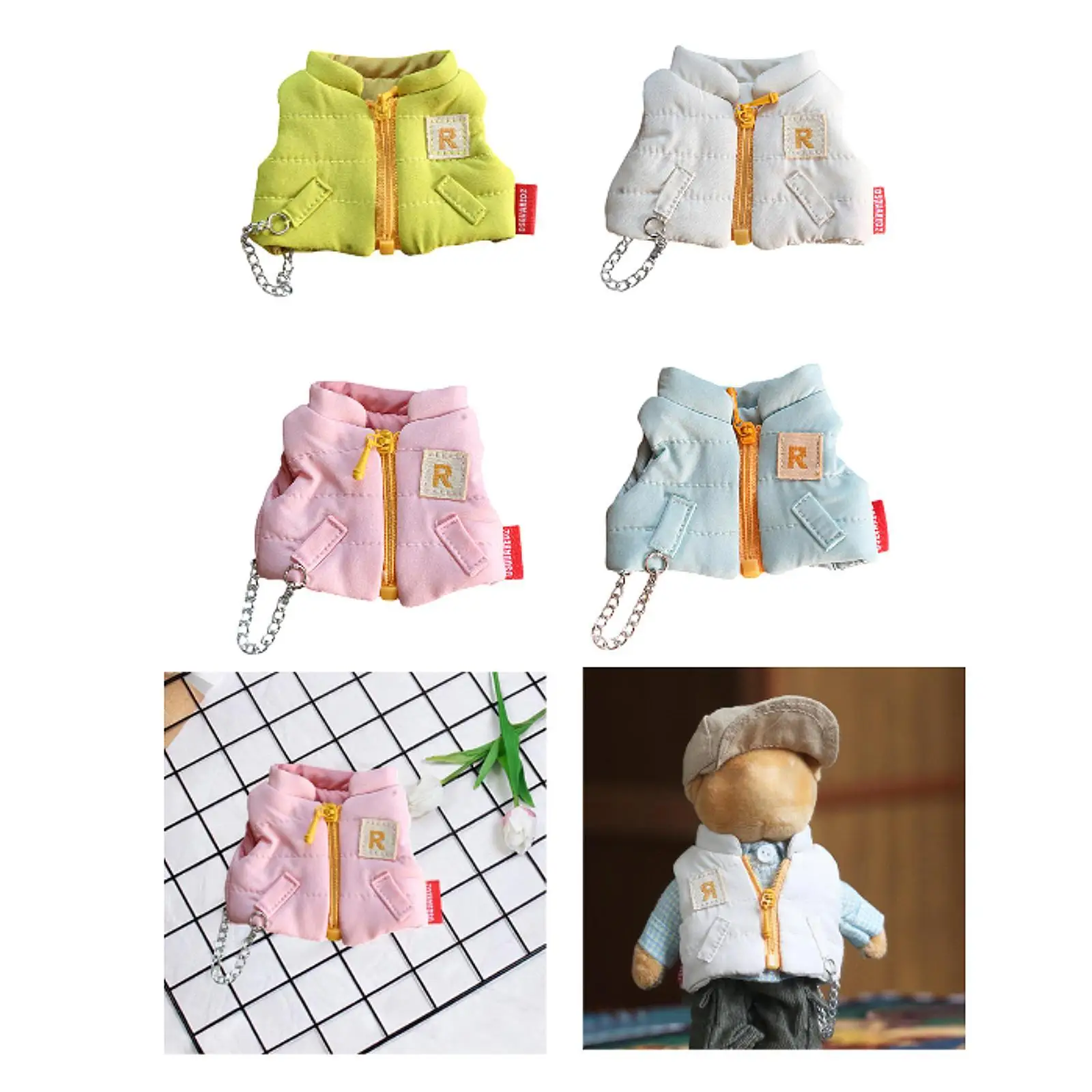 Dolls Cotton Vest Handmade Clothing for 10-15cm Dolls Boy Dolls Girl Dolls
