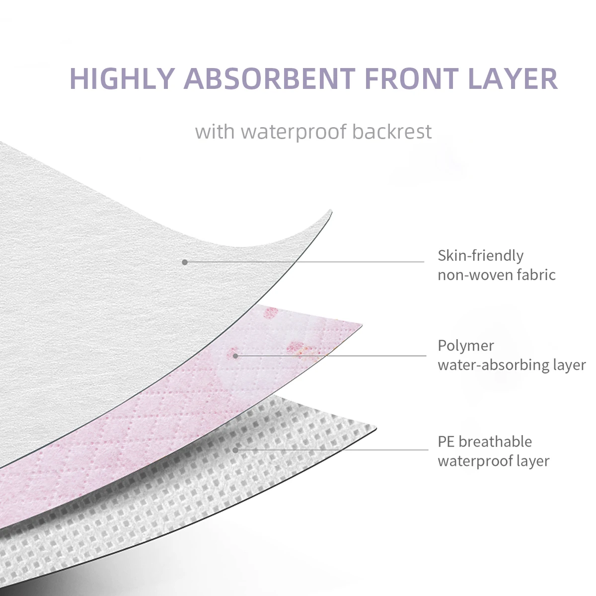 Baberos desechables Sunveno Babero desechable portátil para bebé Forro a prueba de fugas y cierre reutilizable - imagen 4