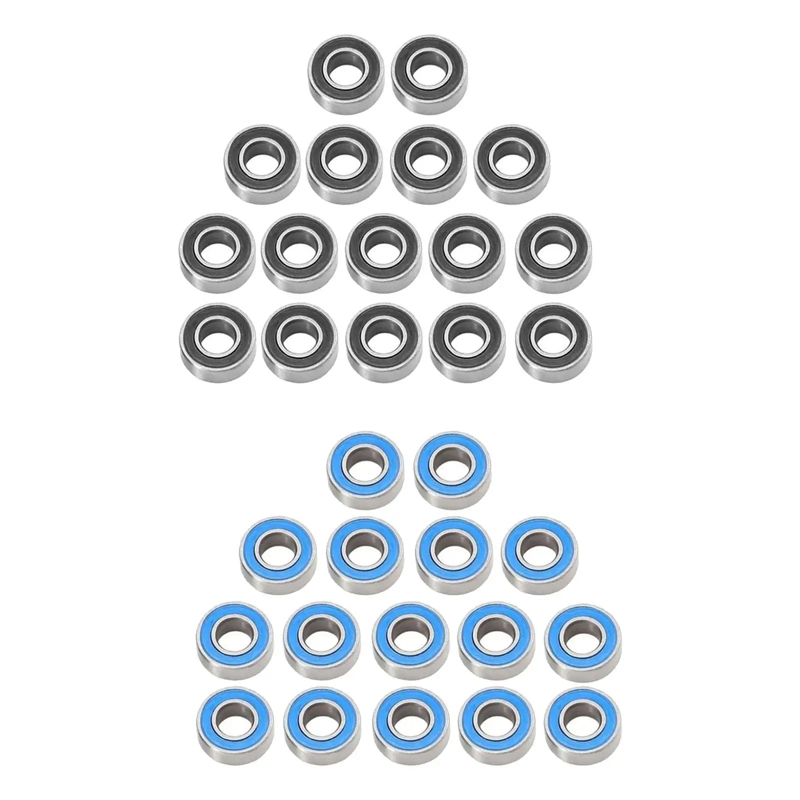 16 Pieces Metal Bearings Set Upgrade for Bbx BB-01 1:10 Scale RC Car Crawler