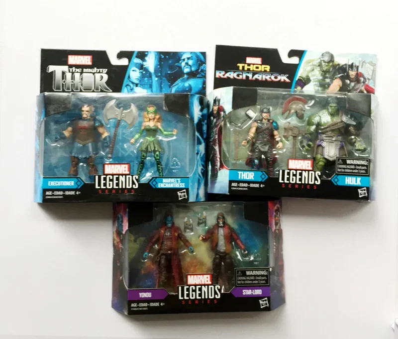 Marvel-figura de acción de 3,75 pulgadas, juguete de modelo raro de Rocky Black Widow, Black Panther, Spider-man, Thanos, Hulk, Thor - imagen 3