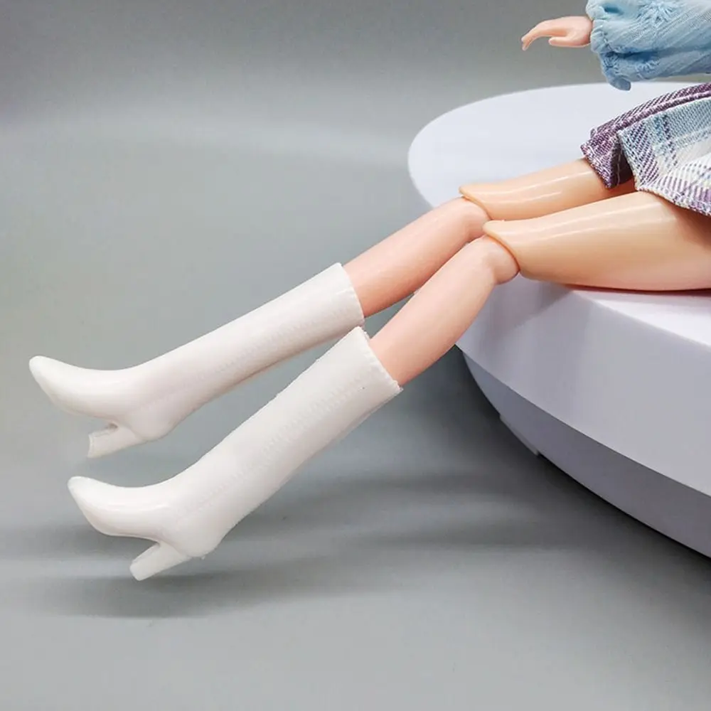 Botas de tacón alto para mujer, zapatos con figura de 30cm, calidad 1/6, botas informales originales, accesorios para muñecas - imagen 4