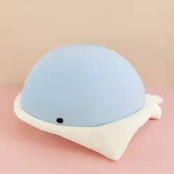 Peluche kawaii manta ray almohada pez suave para dormir regalo