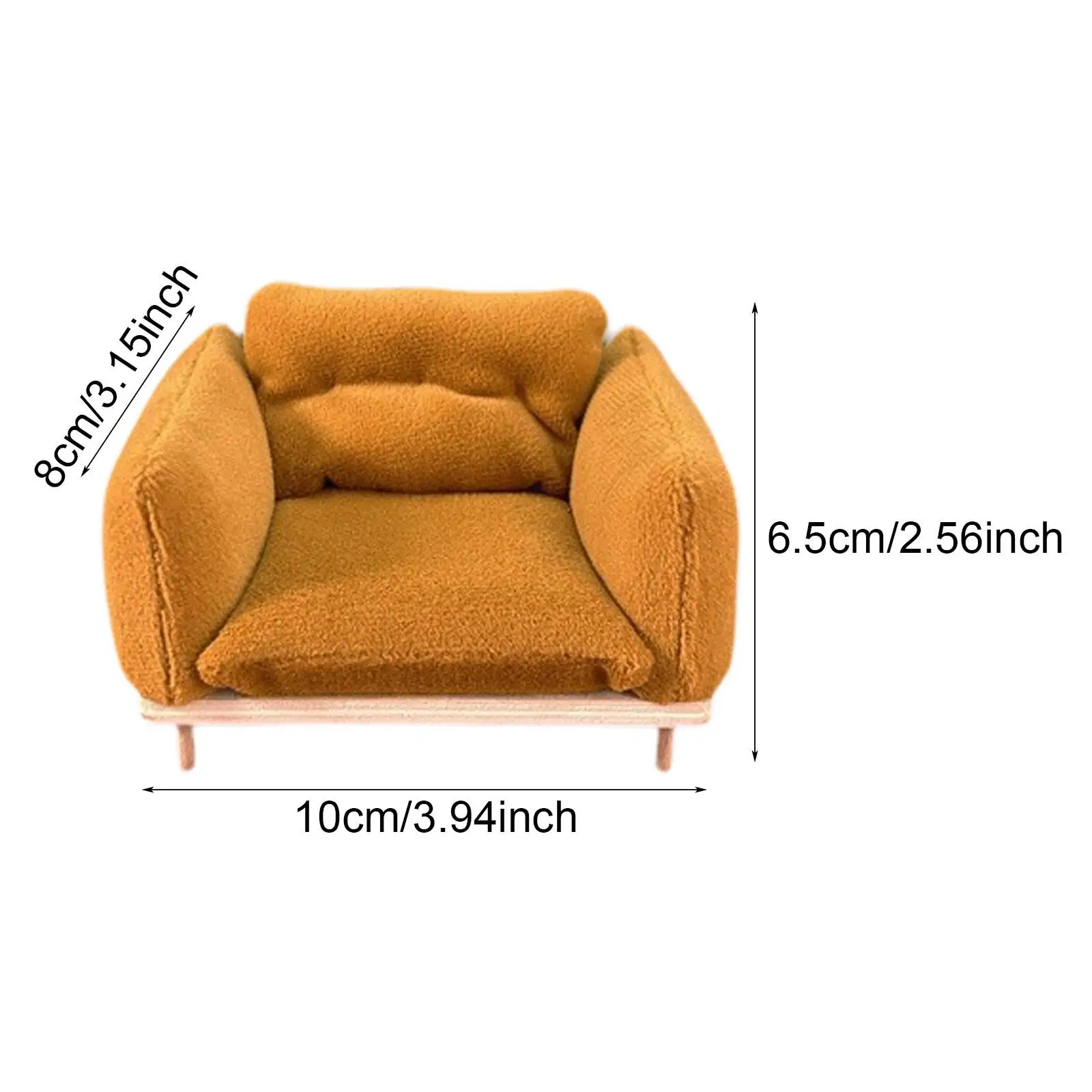 Dollhouse Armchair 1: 12 Dollhouse Decoration Scene Decoration Elegant Decorative Realistic Modern Tiny Model Mini Sofa Model Dollhouse Armchair 1: 12 Dollhouse Decoration Scene Decoration Elegant Decorative Realistic Modern Tiny Model Mini Sofa Model