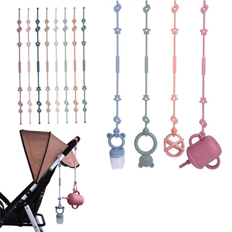 M76C correas seguridad juguete para cunas silla arnés botella juguete para niños, correas para tazas, para