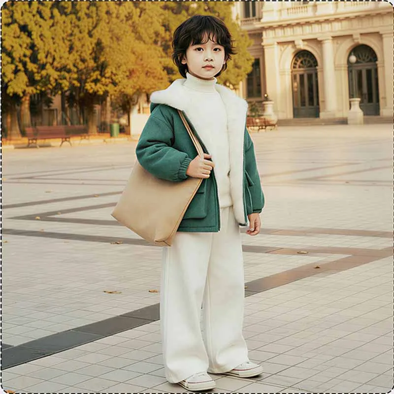 Abrigo acolchado con capucha infantil – Cálido y ligero - imagen 4