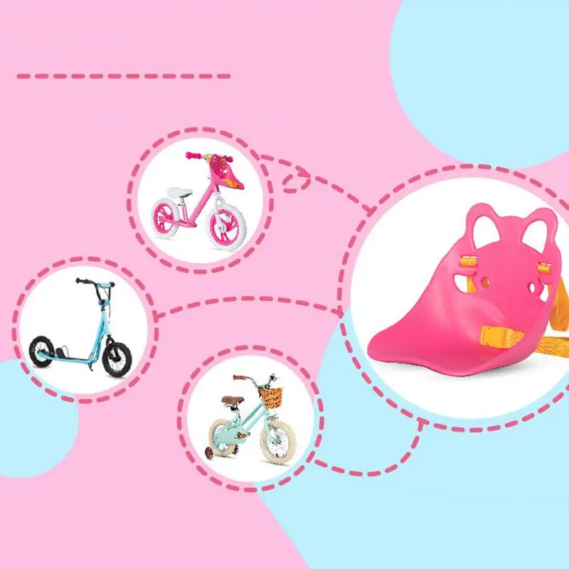 Asiento de ciclo de muñeca, silla SDoll bonita, portador de muñeca Ilicone, accesorio de ciclo decorativo, portador de muñeca divertido con correa para niños y - imagen 4
