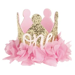 Diadema de flores para niña - Corona de princesa para fiesta y fotos