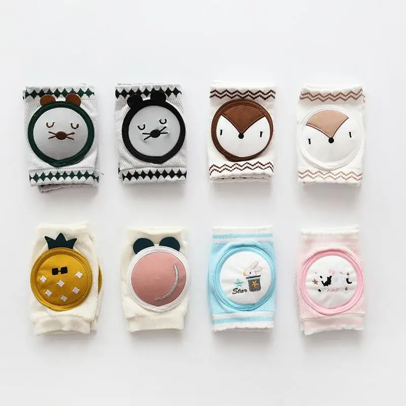 Rodilleras de verano para bebé, rodilleras de dibujos animados para niño pequeño, Protector para gatear, calentadores de piernas de malla transpirable - imagen 2