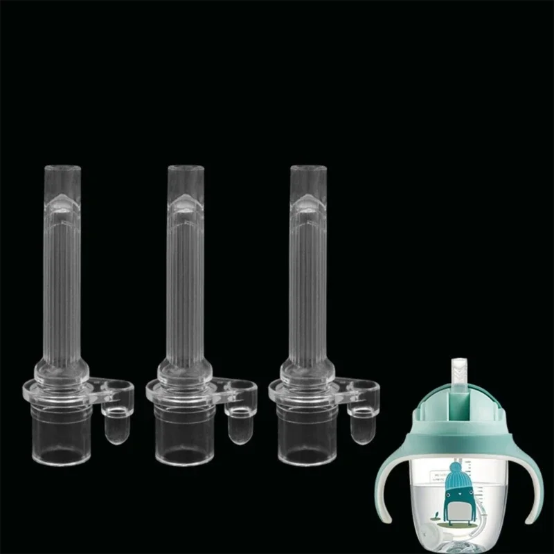 Accesorios para botellas de bebidas de silicona versátiles y duraderos, juego de pajitas para vasos de agua para niños, reemplazo de botellas de bebida para la boca - imagen 4