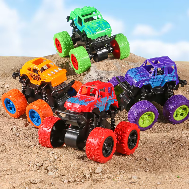 Coche todoterreno infantil 4x4 con tracción y giro acrobático - imagen 4