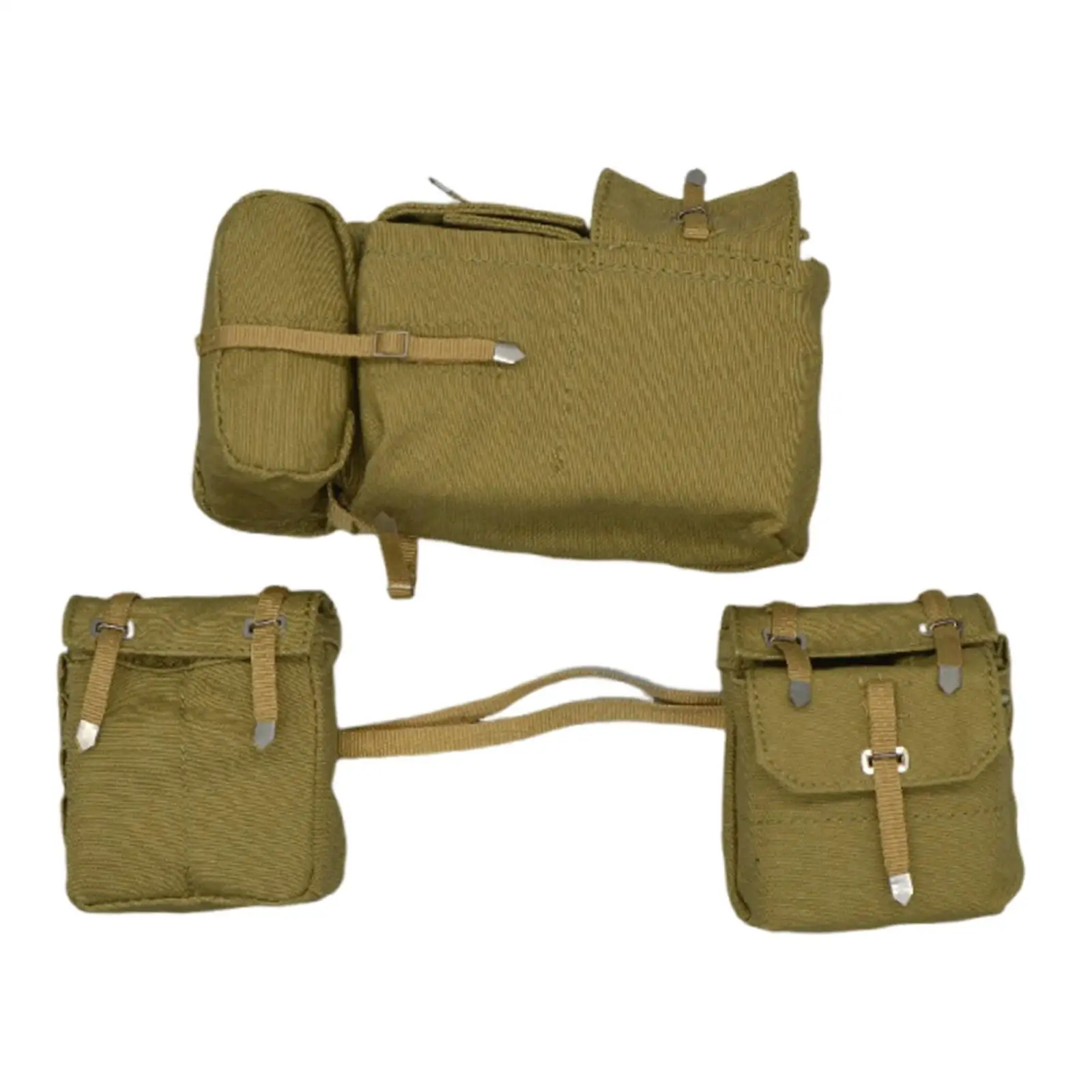 3 Pieces 1:6 Decoration Handmade Tool Bag Backpack Model for 12 3 Pieces 1:6 Decoration Handmade Tool Bag Backpack Model for 12