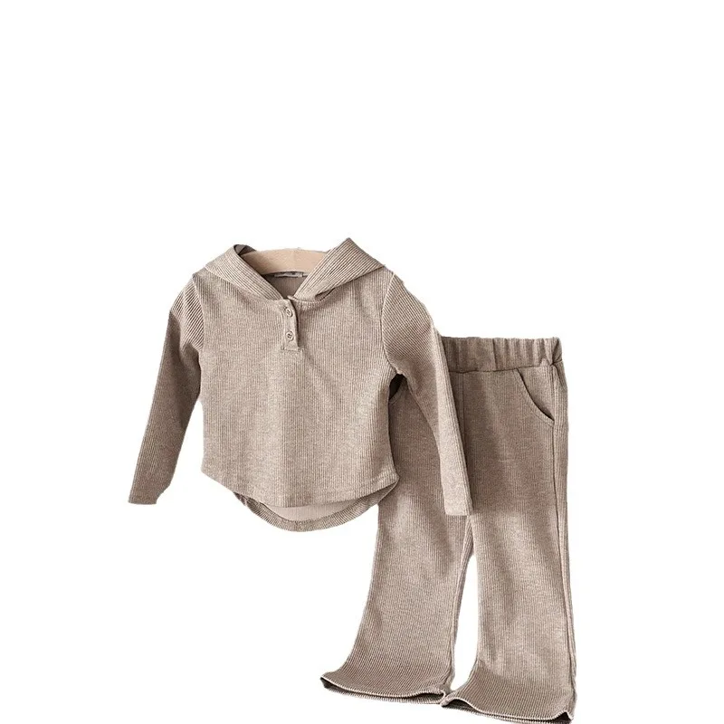 Conjunto niña otoño con capucha y pantalón ancho - imagen 5
