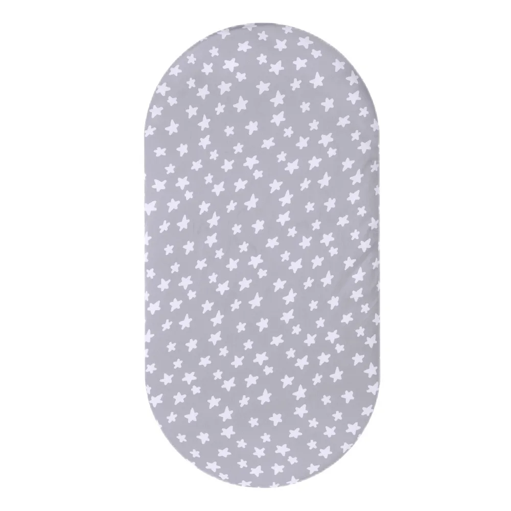 Sábana bajera de muselina de algodón suave y transpirable para bebé, Sábana de cuna para recién nacido, sábana de satén de Color sólido, Sábana plana para cuna de bebé - imagen 5