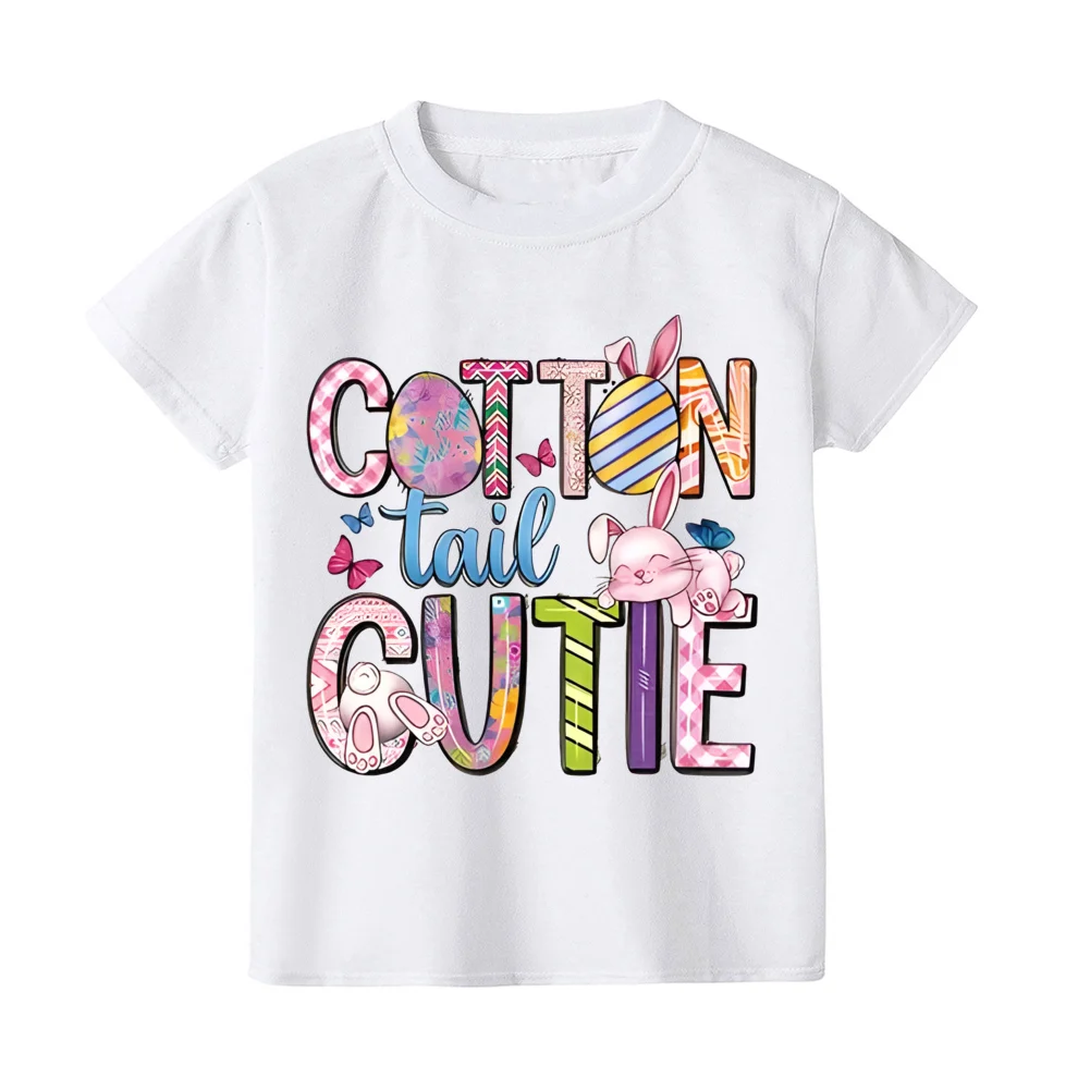Camisa infantil de Pascua con estampado - manga corta para niños - imagen 5
