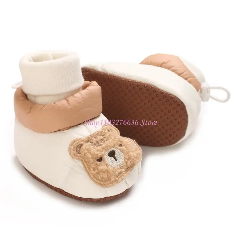 Calcetines antideslizantes bebé de algodón cálidos primeros pasos - imagen 2