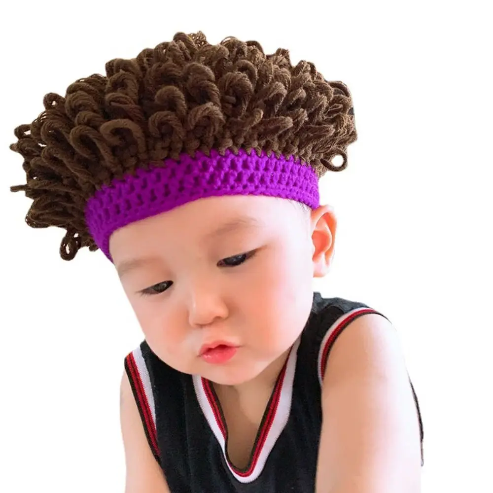 Diadema rock de punto para bebé – Complemento fotográfico infantil - imagen 4