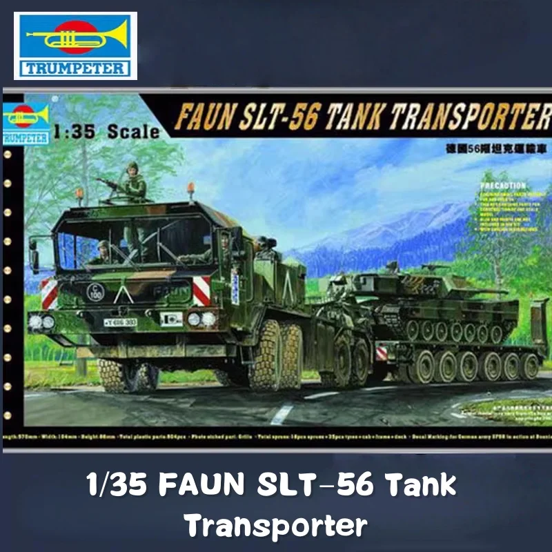 TRUMPETER 1/35 alemán FAUN SLT-56 transportador de tanques ensamblaje de plástico modelo de rompecabezas