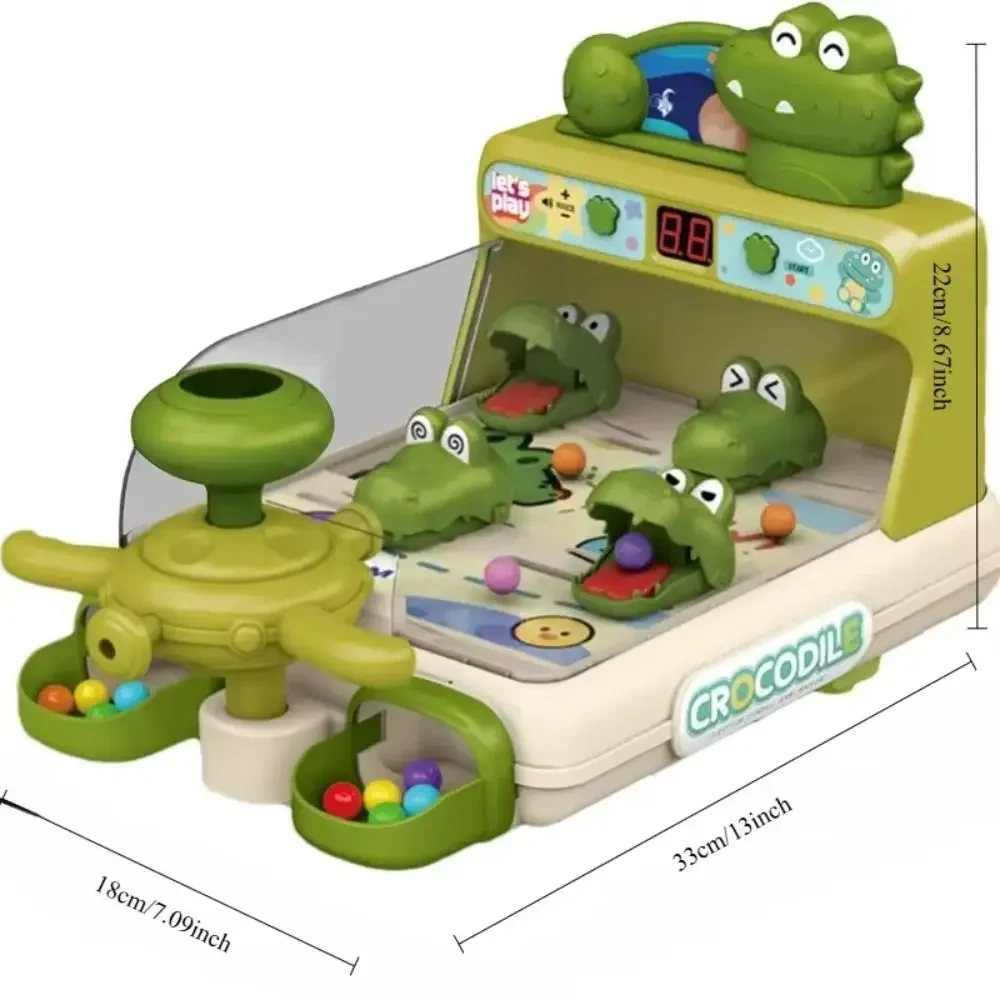 Pinball infantil de cocodrilo con luces y música - imagen 2