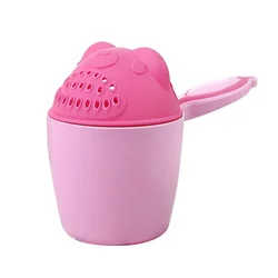Taza champú bebé con dibujos – Accesorio baño recién nacido