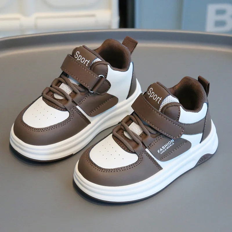 Zapato deportivo para niños, primavera 2026, nuevo zapato sencillo de fondo plano para niños, zapato informal para niñas, suela suave antideslizante, zapato para caminar versátil para hombres - imagen 2