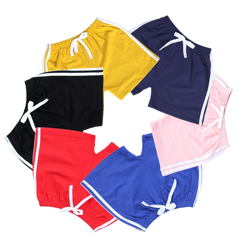Pantalones medianos de algodón puro para niños de 2 a 9 años, ropa exterior para bebés, pantalones cortos para niños y niñas, pantalones de cinco puntos, pantalones de playa finos para niños - imagen 5