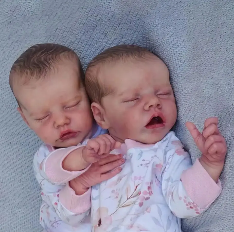 Muñeca Bebé Reborn NPK dormida con pintura 3D realista - imagen 4