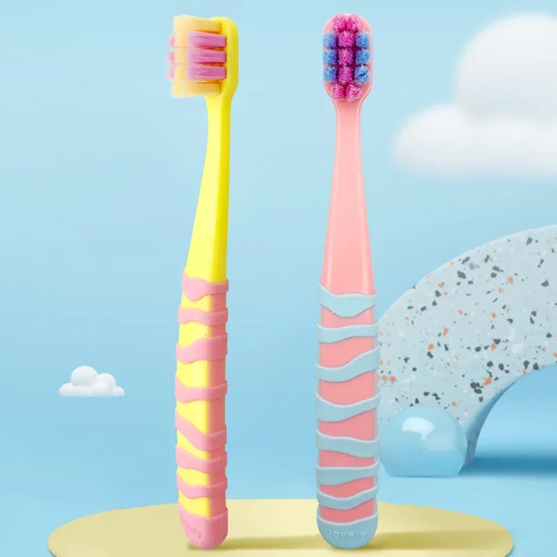 Cepillo de dientes suave colorido para niños, cepillo de dientes para entrenamiento, herramientas de cuidado de la salud, Kit de higiene para niñas, artículos para niños, accesorios - imagen 4