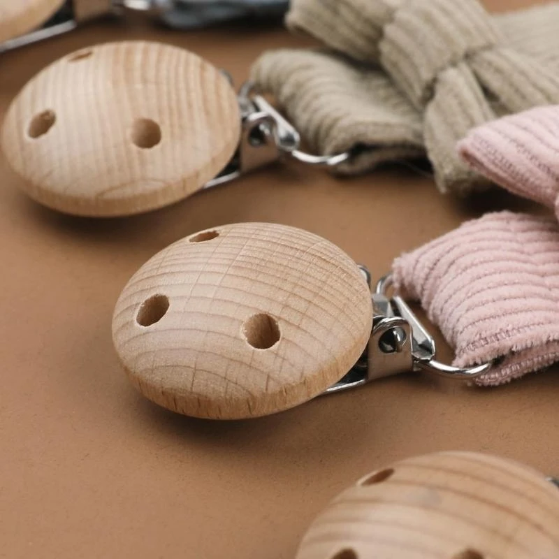 M76C Cadena chupete segura y práctica con soporte para chupete con lazo, regalo para bebés - imagen 5