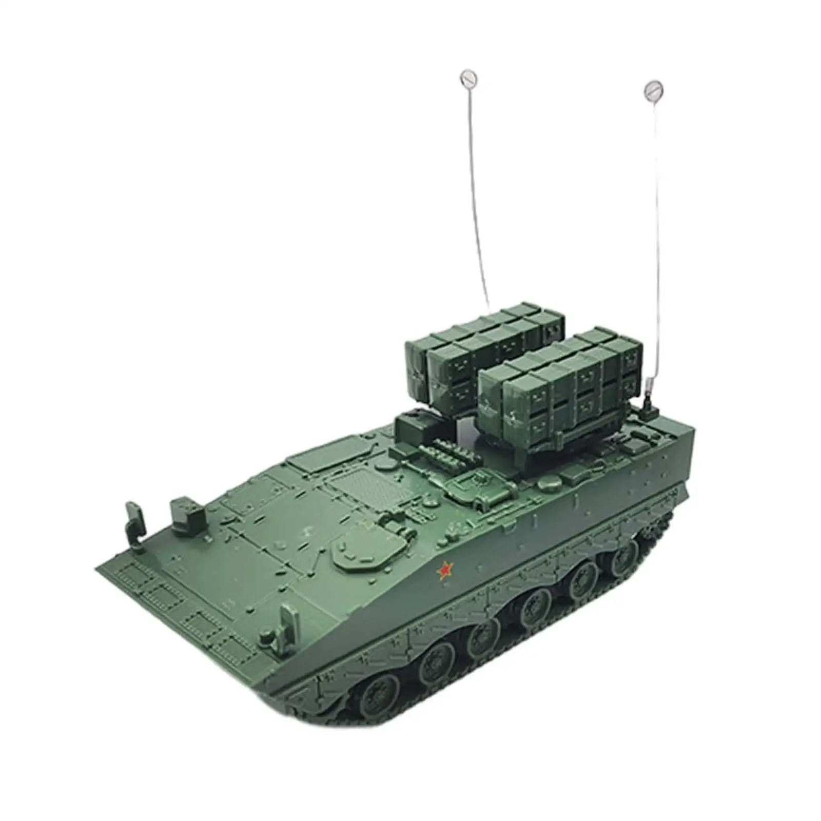 1:72 Modelo de tanque de China de ensamblaje 4D para decoración de mesa de niños coleccionables - imagen 2