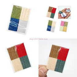 R6FD 4pcs Libros en miniatura con página Turnable para 1/12 casas muñecas Pantalla biblioteca biblioteca